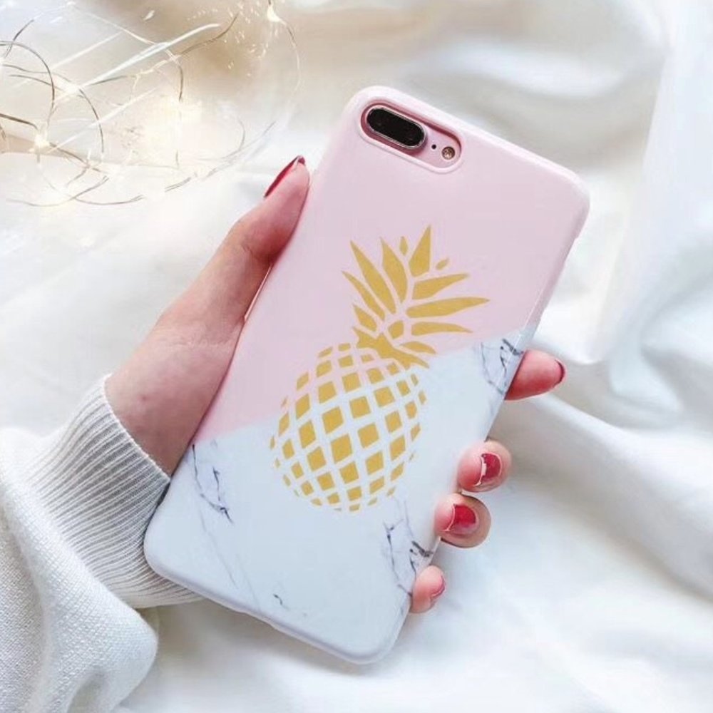 iPhone 11/Pro/Max/XR/XS/X/7/8/Plus  Pineapple Case - Picture 2 of 4